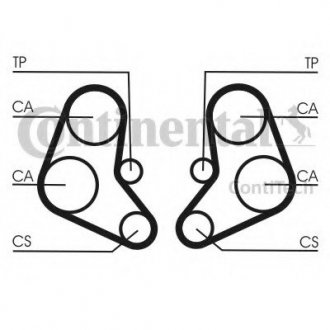 Ремень ГРМ Contitech CT886