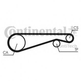 Ремень ГРМ Contitech CT653 (фото 1)