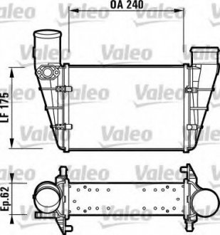 Интеркулер Valeo 817625 (фото 1)