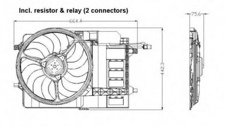 Вентилятор NRF 47302 (фото 1)
