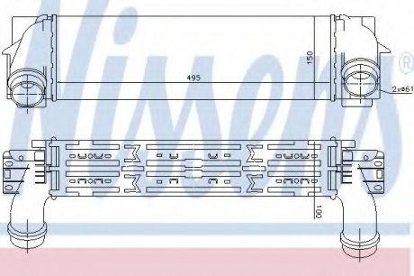 Интеркулер NISSENS 96439 (фото 1)