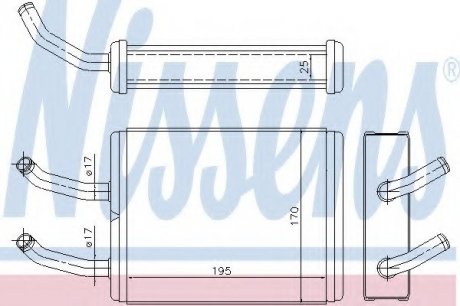 Отопитель NISSENS 77511