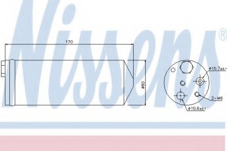 Фото осушитель NISSENS 95489 Осушитель NISSENS 95489