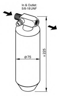 Фільтр-осушувач кондиціонера NRF 33079 (фото 1)