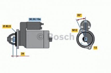 Стартер Bosch 0986010110 (фото 1)