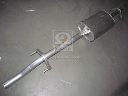 Глушитель алюм. сталь, средн. часть Mercedes Sprinter 311/313/411 CDi Polmostrow 13.174 (фото 1)