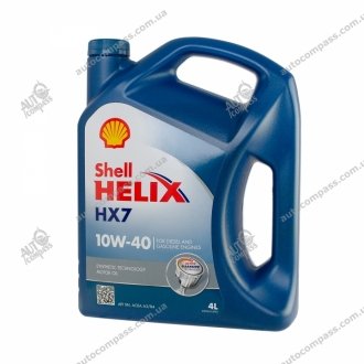 Helix HX7 10W-40 4L ="0.00" SHELL ="0019124" (фото 1)