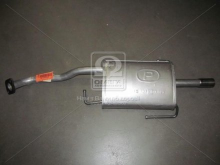 Глушитель (задняя часть) алюминизированная сталь Nissan Sunny 90-96 N14 1.4, 1.6i SDN Polmostrow 15.137 (фото 1)