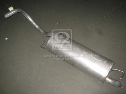 Глушитель (задняя часть) алюминизированная сталь VW Golf IV 1.4 (97-04) Polmostrow 30.244 (фото 1)
