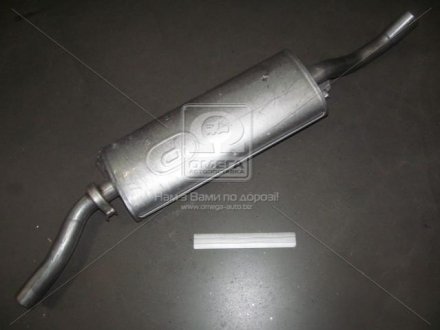 Глушитель (задняя часть) алюминизированная сталь VW Golf II 1.1, 1.3 Polmostrow 30.09 (фото 1)