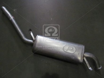 Глушитель алюм. сталь, средн. часть Audi 100 83-90/200 83-84 2.0-2.4D Polmostrow 01.09 (фото 1)