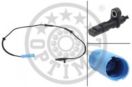 Датчик швидкості обертів коліс антиблокувальної системи гальм Optimal 06-S008 (фото 1)
