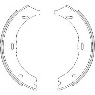 Колодка гальм. барабан. MB VIANO/VITO задн. (вир-во) REMSA 4745.00 (фото 1)