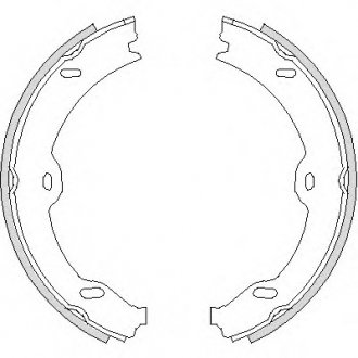 Тормозные колодки барабанні REMSA 4708.00 (фото 1)
