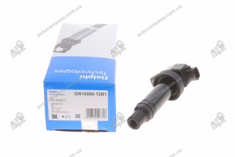 Катушка зажигания Hyundai Accent, i20, i30, Kia Ceed, Cerato, Rio Delphi GN10590-12B1 (фото 1)