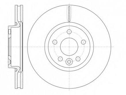 Тормозной диск REMSA 61019.10 (фото 1)
