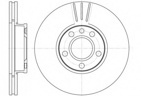 Тормозной диск REMSA 6660.10 (фото 1)