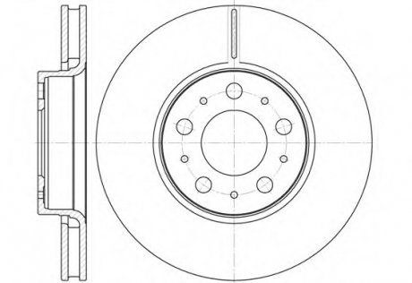 Тормозной диск REMSA 6619.10 (фото 1)
