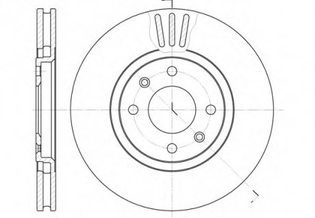 Тормозной диск REMSA 6486.10 (фото 1)