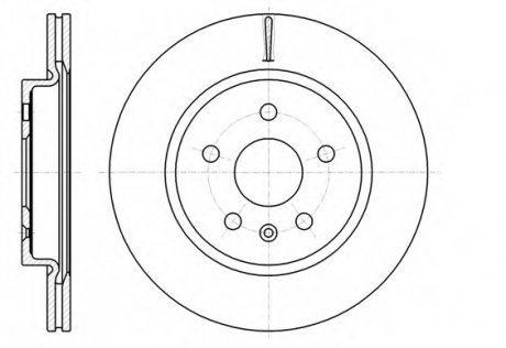 Тормозной диск REMSA 61284.10 (фото 1)