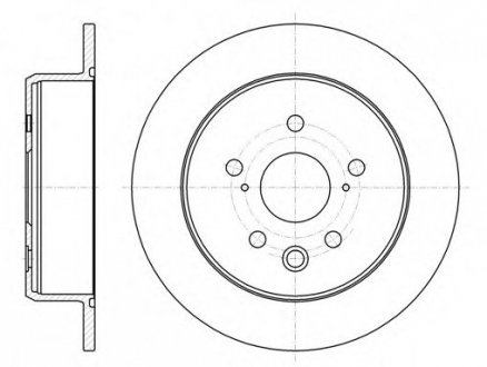 Тормозной диск REMSA 61075.00