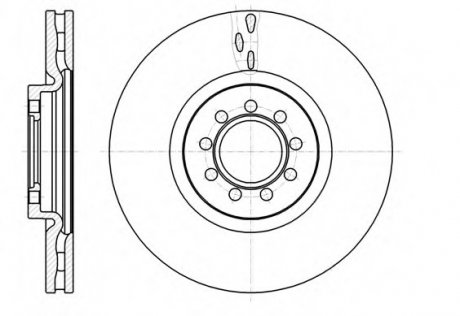 Тормозной диск REMSA 61061.10 (фото 1)