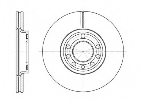 Тормозной диск REMSA 6689.10 (фото 1)