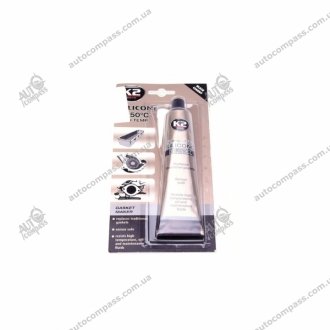 Герметик силиконовый Silicon +350°C черный 85г K2 B210