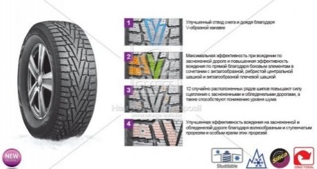 Шина 205, 65R16C 107, 105R Winguard WinSpike SUV (под шип) NEXEN 14037