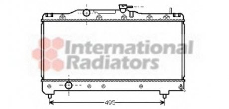 Радиатор CARINA E 1.6, 1.8 MT 92-98 Van Wezel 53002141 (фото 1)