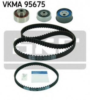 Ремонтний комплект для заміни паса газорозподільчого механізму SKF VKMA95675 (фото 1)