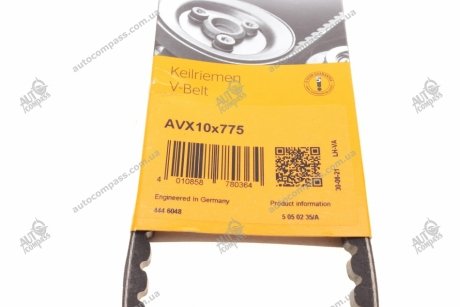 Ремень генератора 10x775 passat 1.6d/td >88 (ac) Contitech AVX10X775