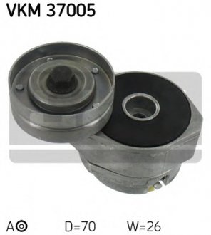 Натяжний ролик, поліклінового ременя (Вир-во) SKF VKM37005 (фото 1)