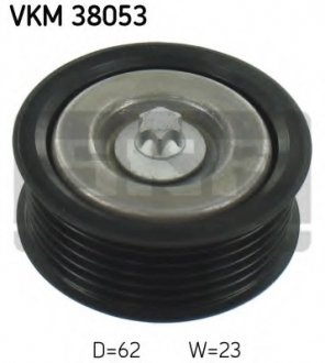Натяжний ролик, поліклінового ременя (Вир-во) SKF VKM38053 (фото 1)