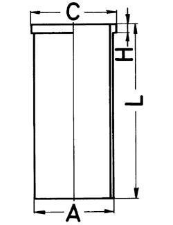 Гільза циліндра FIAT-OPEL-RENAULT 2.5D-TD Kolbenschmidt 89183190 (фото 1)