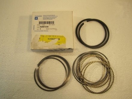 Поршневі кільця Лачетті 1.8 (стандарт) General Motors 92067238 (фото 1)