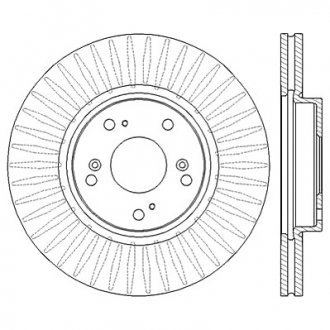 Гальмівний диск передній Honda Accord VII (2003->) Jurid 562546JC (фото 1)