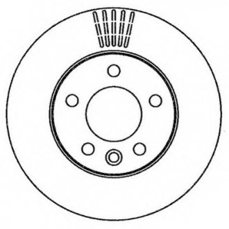 Диск тормозной Jurid 562262JC (фото 1)
