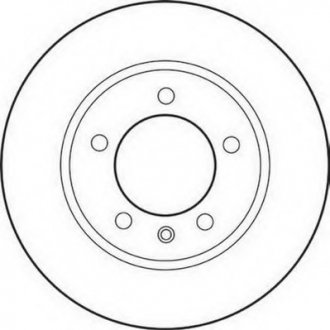 Гальмівний диск задній Renault Master / Opel Movano / Nissan InterStar / Saab 9-3 Jurid 562164JC (фото 1)