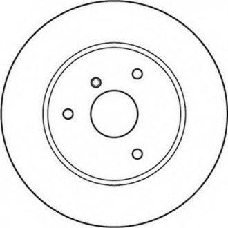 Гальмівний диск передній Smart Jurid 562155JC (фото 1)