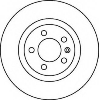 Гальмівний диск задній VW LT, Transporter IV Jurid 562081JC (фото 1)
