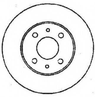 Диск тормозной Jurid 561387JC (фото 1)