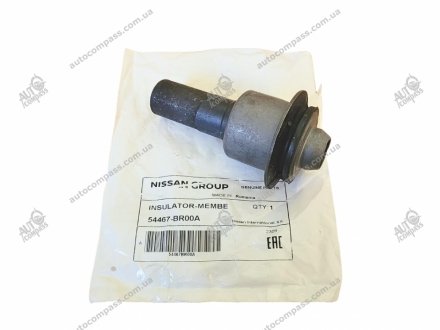 Сайлентблок передней балки X-trail T31, Т32 задний Nissan 54467-BR00A (фото 1)