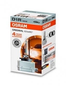 Лампа ксенонова d1r xenarc original 85в, 35вт, pk32d-3 (вир-во) OSRAM 66150 (фото 1)