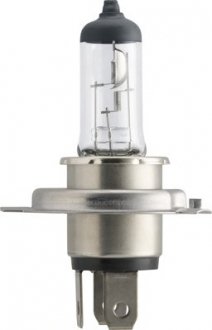 Лампа накаливания H4 12V 60, 55W P43t-38 LongerLife 2 x lifetime (2шт.) PHILIPS 12342ELC2 (фото 1)