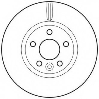 Тормозной диск Jurid 562628JC (фото 1)