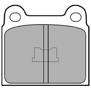 Тормозные колодки Delphi LP76 (фото 1)