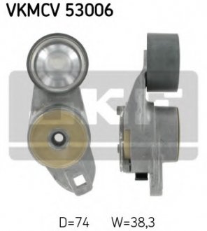 Ролик з натягувачем APV2739 D=74, W=38,3 SKF VKMCV 53006 (фото 1)