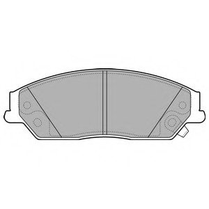 Гальмівні колодки дискові TOYOTA Camry VIII (XV50) "F "11-18 Delphi LP2714 (фото 1)