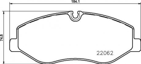 Гальмівні колодки дискові BREMBO P50129 (фото 1)